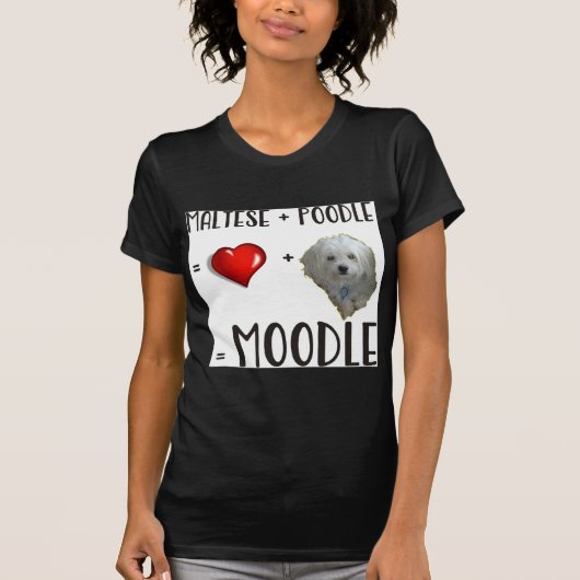 Maltees + Podle = Moodle T-shirt (Voorkant)