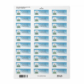 Maltees retouradreslabel etiket (Full Sheet)
