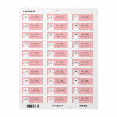 Maltees retouradreslabel etiket (Full Sheet)