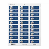 Maltees retouradreslabel etiket (Full Sheet)