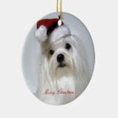 Maltees Santa Ornament (Rechts)