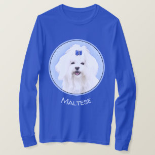 Maltees schilderen - Kute Original Dog Art T-shirt
