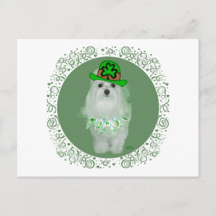 Malteeske St. Patrick's Dag Briefkaart