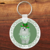 Malteeske St. Patrick's Day Sleutelhanger (Voorkant)