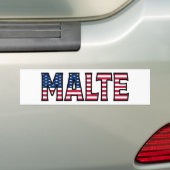 Maltenaam Vorname USA Aufkleber Sticker Auto (Op auto)