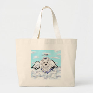 Maltese Angel Grote Tote Bag