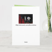 Maltese Christmas Feestdagen Kaart (Achterkant)