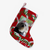 Maltese Christmas Kleine Kerstsok (Voorkant (Hangend))