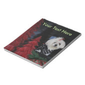 Maltese Christmas Notitieblok (Gedraaid)