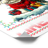 Maltese Christmas Tree Lights Decorations Dog Love Poster (Hoek)