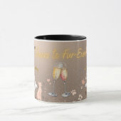 “Maltese Couple” dog Mug Mok (Midden)