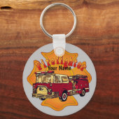 Maltese Cross Brandweerman Sleutelhanger (Voorkant)