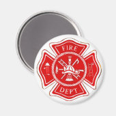 MALTESE CROSS MAGNEET (Voorkant / Achterkant)