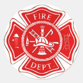 MALTESE CROSS RONDE STICKER