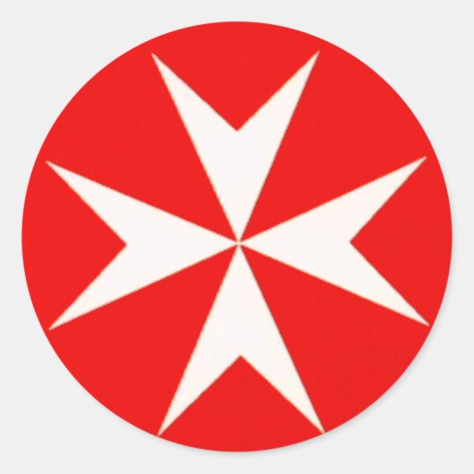 MALTESE CROSS SKATEBOARD STICKERS (Voorkant)