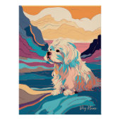 Maltese Dog 004 - Bruno Pokopen Perfect Poster (Voorkant)
