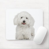 Maltese Dog White Muismat (Met muis)