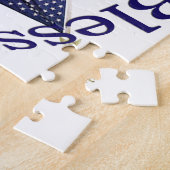 Maltese God Bless USA Legpuzzel (Zijkant)