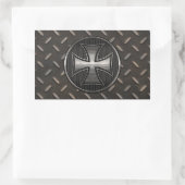 Maltese Gridiron Rechthoekige Sticker (Tas)