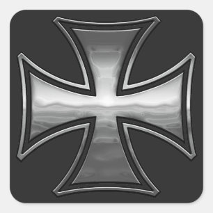 Maltese Gridiron Vierkante Sticker