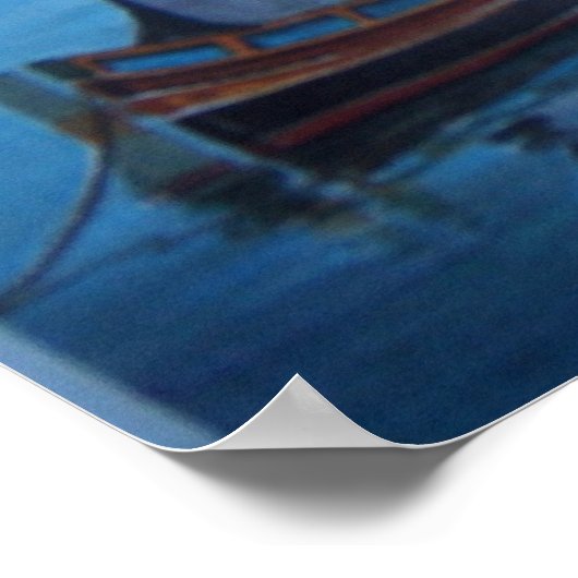 Maltese havenplaats 1 poster (Hoek)