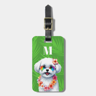 Maltese Hond Bagage Labels