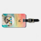 Maltese Hond Bagage Labels (Voorkant horizontaal)