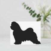 Maltese hond briefkaart (Staand voorkant)