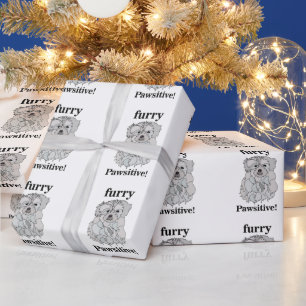 Maltese hond dier huisdier grappig cadeaupapier