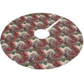 Maltese Hond Kerstfeest Kerstboom Rok (Gekanteld)