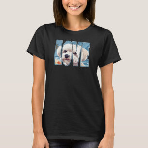 Maltese Hond Lieverdij T-shirt