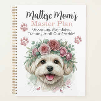 Maltese Hond Moeder Verzorging & Leven Organizer