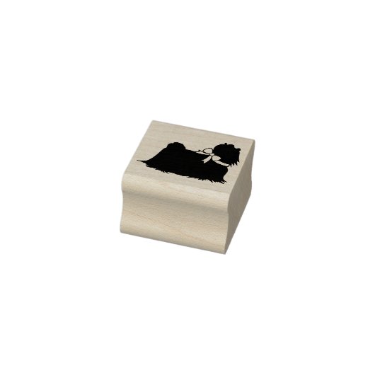 Maltese hond puppy 	rubberstempel (Stempel)