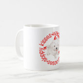 Maltese hond, slordige kussen koffiemok (Voorkant links)
