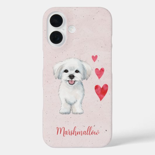 Maltese hond Speelgoed Breed Case-Mate iPhone Case (Achterkant)