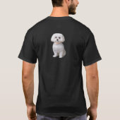 Maltese hond t-shirt (Achterkant)