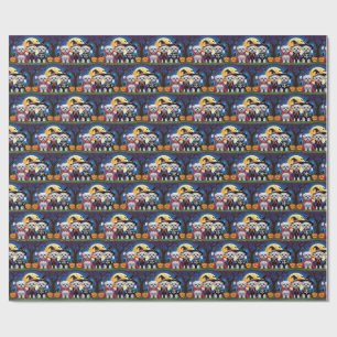 Maltese honden pompoen Halloween grappig Cadeaupapier