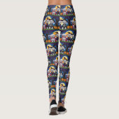 Maltese honden pompoen Halloween grappig Leggings (Achterkant)