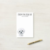 Maltese Lover Post-it® Notes (Op bureau)