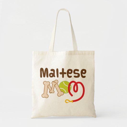 Maltese mam (Hondenras) Gift Tote Bag (Voorkant)