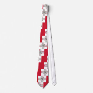 Maltese marineboer, Malediven vlag Stropdas