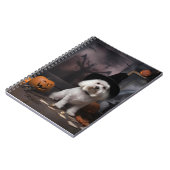 Maltese pompoenen Halloween eng Notitieboek (Linkerzijde)