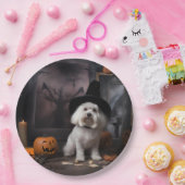 Maltese pompoenen Halloween eng Papieren Bordje (Feest)