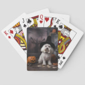 Maltese pompoenen Halloween eng Pokerkaarten (Achterkant)