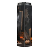 Maltese pompoenen Halloween eng Thermosbeker (Achterkant)