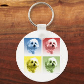 Maltese Pop Sleutelhanger (Voorkant)