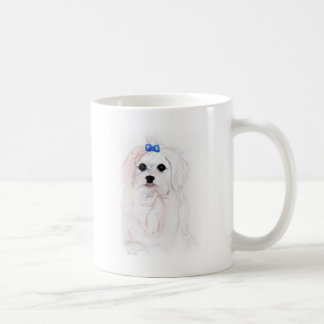 Maltese puppy koffiemok