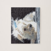 Maltese puppy legpuzzel (Verticaal)