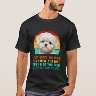 Maltese Puppy of Maltipoo Dog Mam Papa Mama Cadeau T-shirt