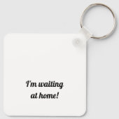 Maltese Puppy Sleutelhanger (Achterkant)